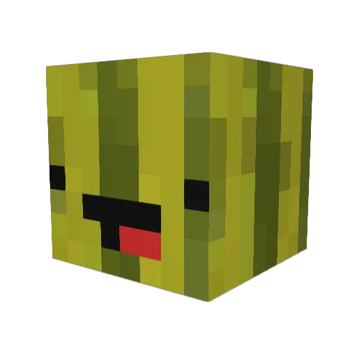 Iamanoobatp Minecraft avatar head, 3D render