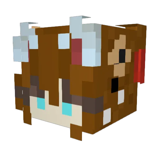 Iamaperson336 Minecraft avatar head, 3D render