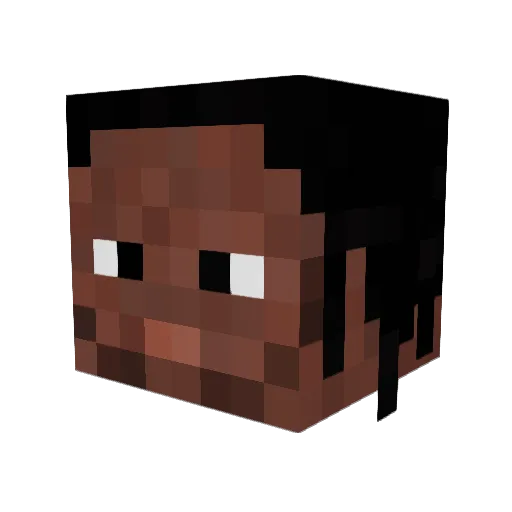 Iamasheepo Minecraft avatar head, 3D render