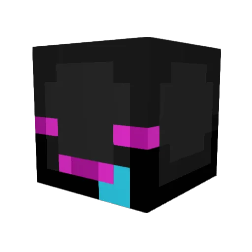 Iamdahoood Minecraft avatar head, 3D render