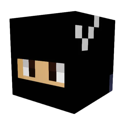 Iamdaspeedyt Minecraft avatar head, 3D render