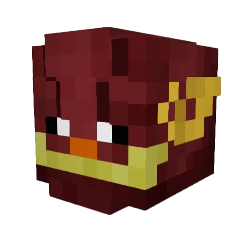 Iamforthewin Minecraft avatar head, 3D render