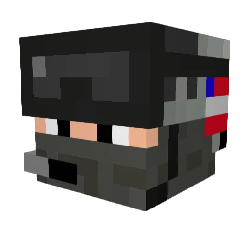Iamlegend1214 Minecraft avatar head, 3D render