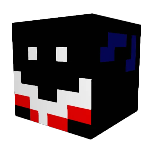 Iamplane Minecraft avatar head, 3D render