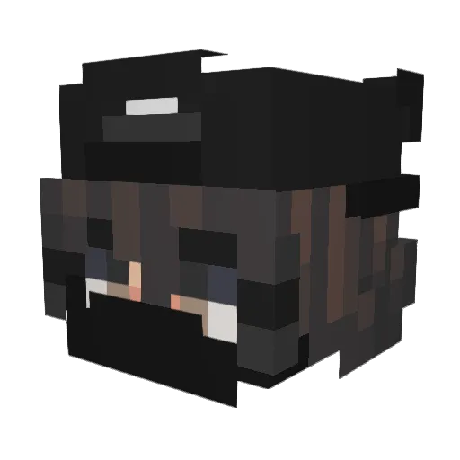 Iamstrashok Minecraft avatar head, 3D render