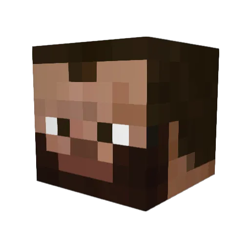 IamtheBoat Minecraft avatar head, 3D render