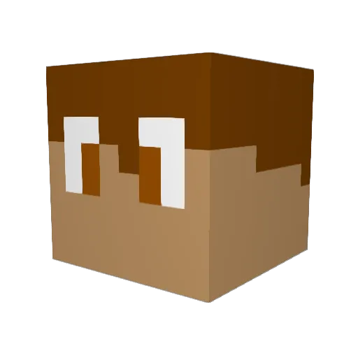 IamtheKarson Minecraft avatar head, 3D render