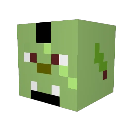 Iamtheawsome Minecraft avatar head, 3D render