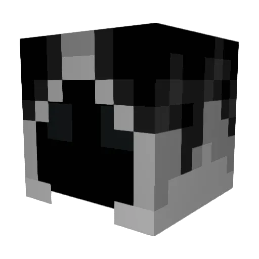 Iamworthless Minecraft avatar head, 3D render