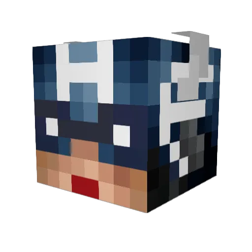 Ian118 Minecraft avatar head, 3D render