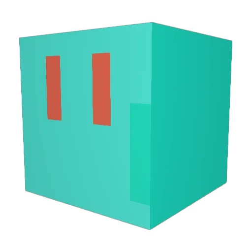 Ian12152012 Minecraft avatar head, 3D render