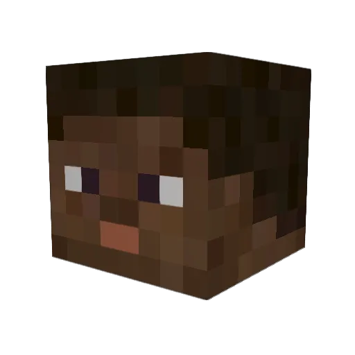 Ian4013 Minecraft avatar head, 3D render