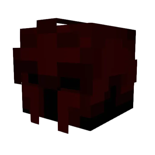 IanCrz_ Minecraft avatar head, 3D render