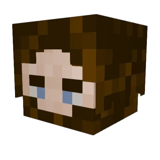 IanGames1 Minecraft avatar head, 3D render