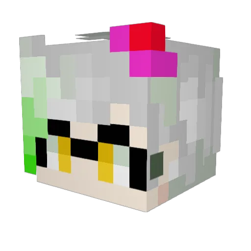IanGodDead Minecraft avatar head, 3D render