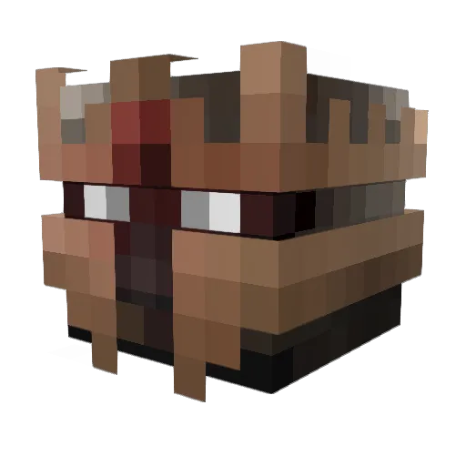 IanJenner123 Minecraft avatar head, 3D render