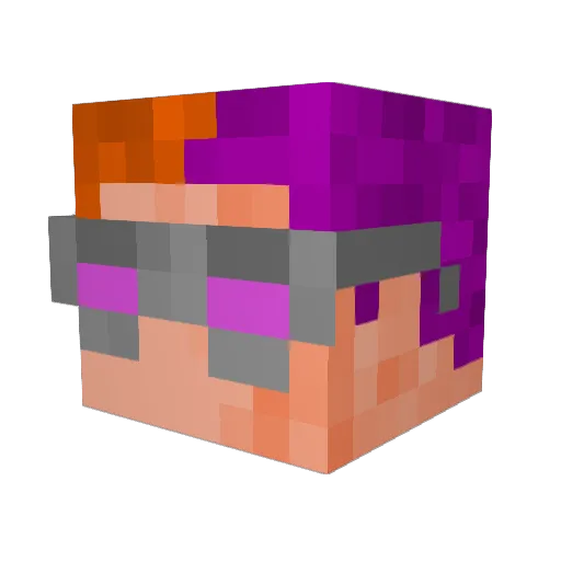 IanMcBean27 Minecraft avatar head, 3D render