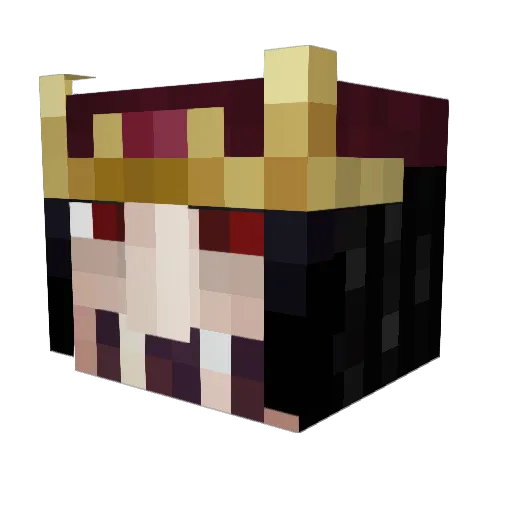 IanSW78 Minecraft avatar head, 3D render
