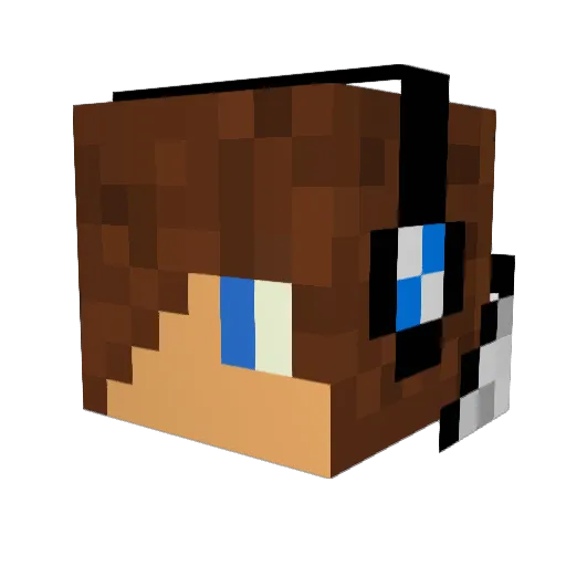 Ian_M_inecraft Minecraft avatar head, 3D render