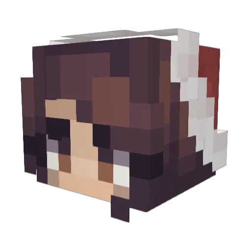 Ian_Wing Minecraft avatar head, 3D render