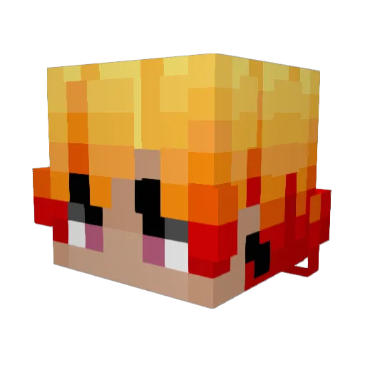 Ian__GHG Minecraft avatar head, 3D render