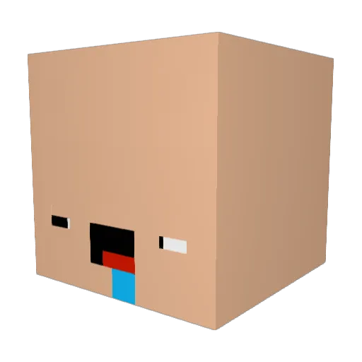 IanisZer Minecraft avatar head, 3D render