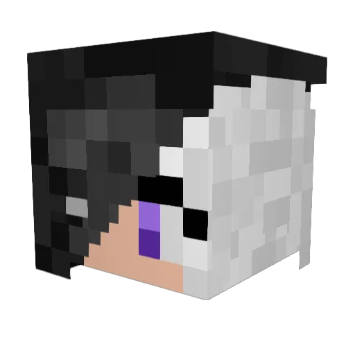 Iannanite Minecraft avatar head, 3D render