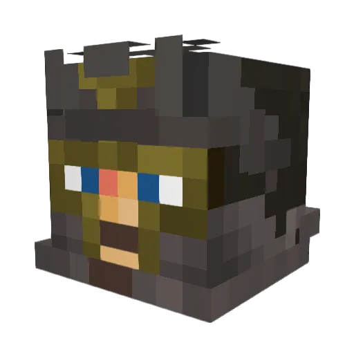 Ianqt69 Minecraft avatar head, 3D render