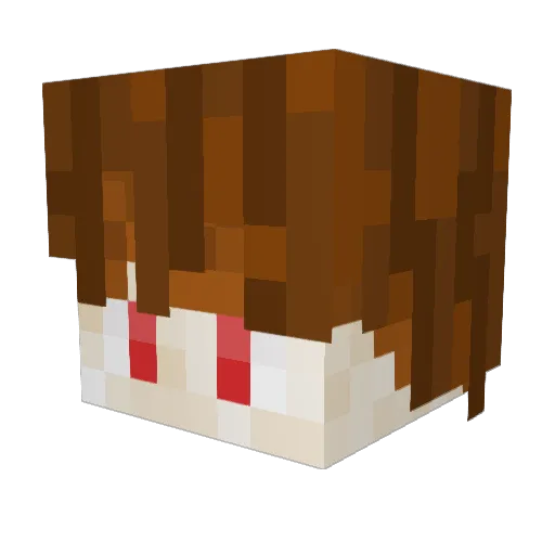 Ianval10 Minecraft avatar head, 3D render
