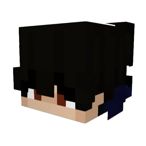 Ianwthz Minecraft avatar head, 3D render