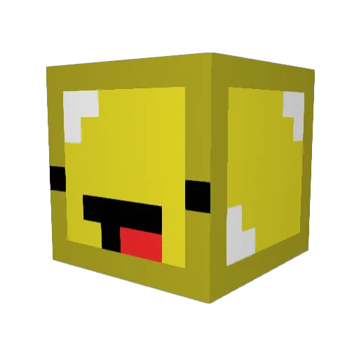 Iatemyspacebarn Minecraft avatar head, 3D render