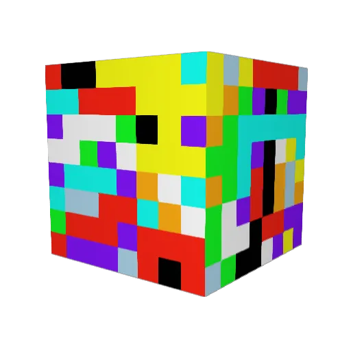 Ibakon1 Minecraft avatar head, 3D render