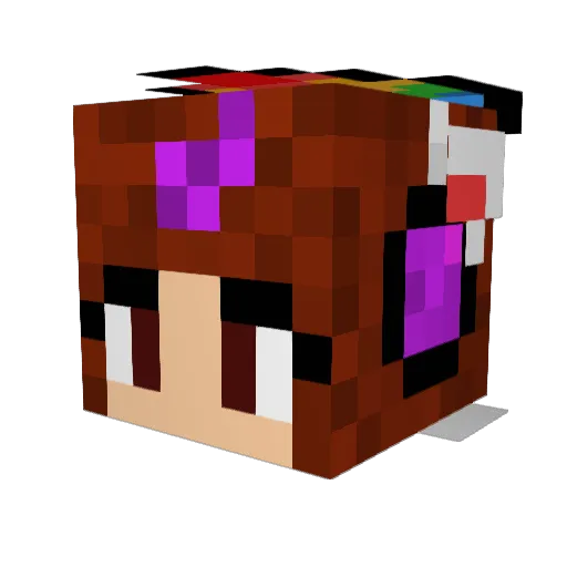 Iballisticpig43 Minecraft avatar head, 3D render