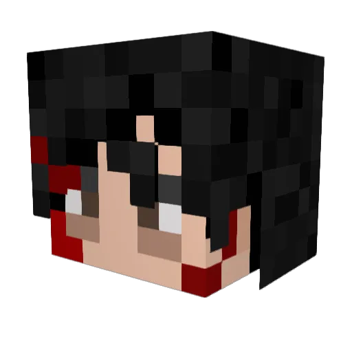 Ibaxez Minecraft avatar head, 3D render