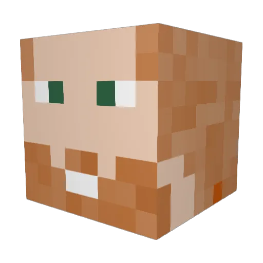 IbdiIbdullahIbdi Minecraft avatar head, 3D render