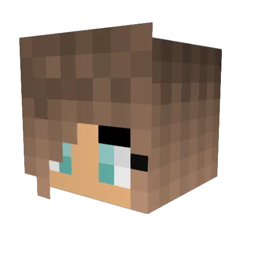 Iborg99 Minecraft avatar head, 3D render