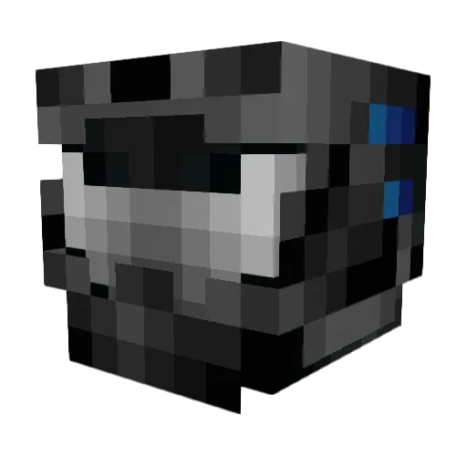 Ibrahim_ Minecraft avatar head, 3D render