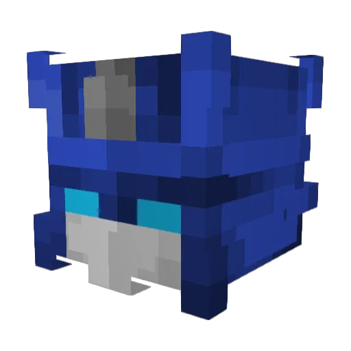 Ibrahimmufti Minecraft avatar head, 3D render