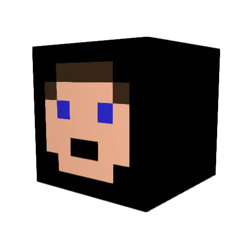 Ibrahimovince Minecraft avatar head, 3D render