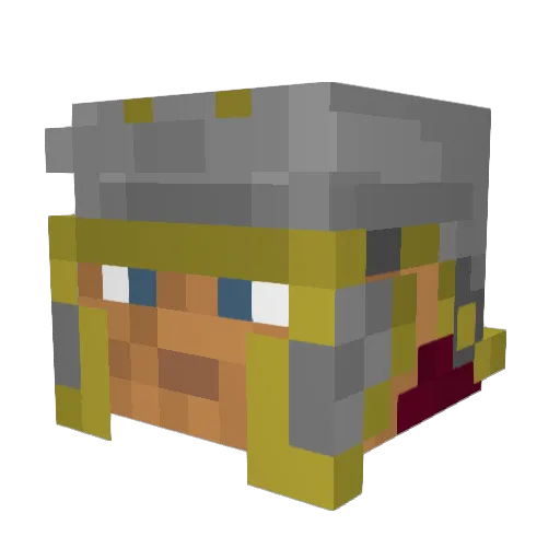 Ibuprofaxe01 Minecraft avatar head, 3D render
