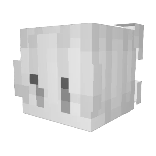Ibuprofen98 Minecraft avatar head, 3D render