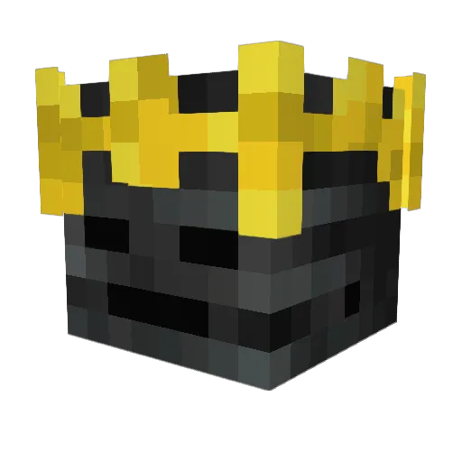 Ibustar Minecraft avatar head, 3D render