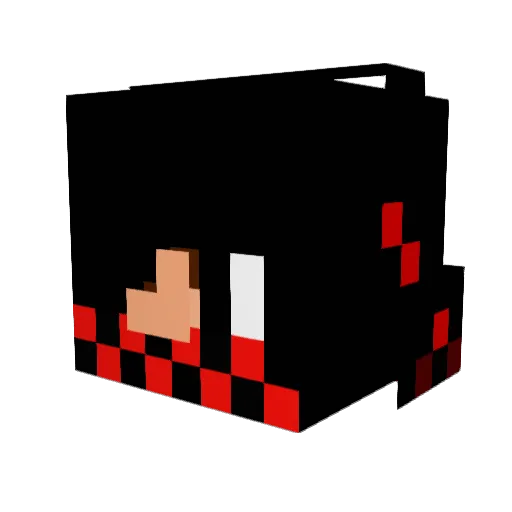 Ic3m4n_04 Minecraft avatar head, 3D render