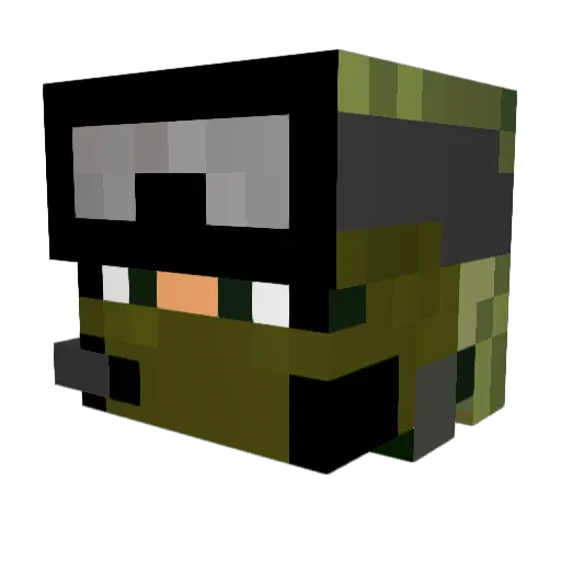 Ica_kassenEdde Minecraft avatar head, 3D render