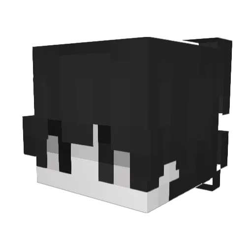 Icalzzz Minecraft avatar head, 3D render