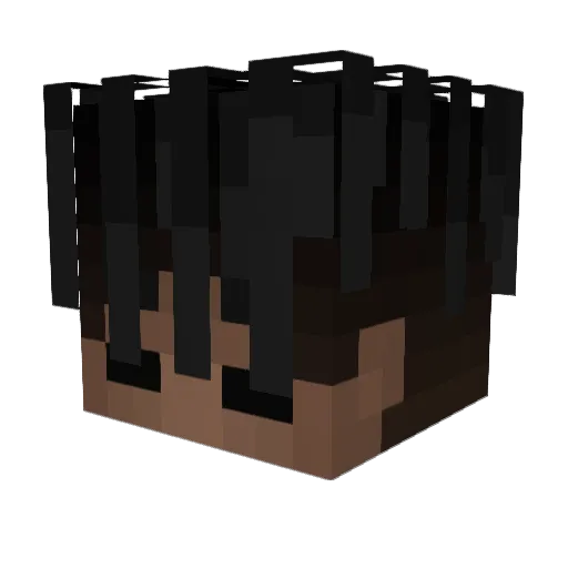 IcanCob Minecraft avatar head, 3D render