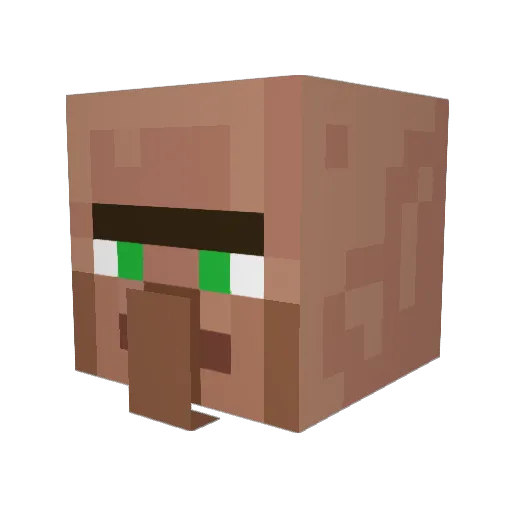 Icanebal Minecraft avatar head, 3D render
