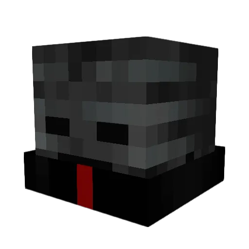 Icaros99 Minecraft avatar head, 3D render