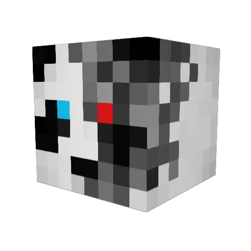 Icarus689 Minecraft avatar head, 3D render