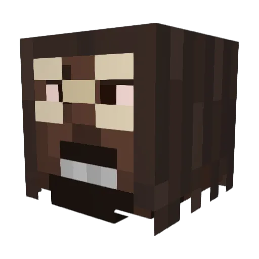 Icarus_17 Minecraft avatar head, 3D render